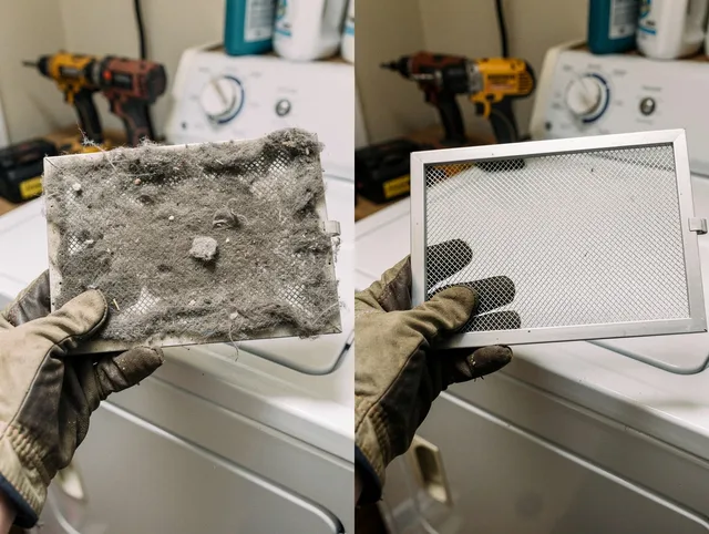 Professional lint trap cleaning by Central Falls Dryer Vent Cleaning in Central Falls