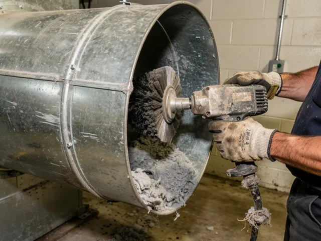 Industrial-grade dryer vent cleaning by Central Falls Dryer Vent Cleaning in Central Falls